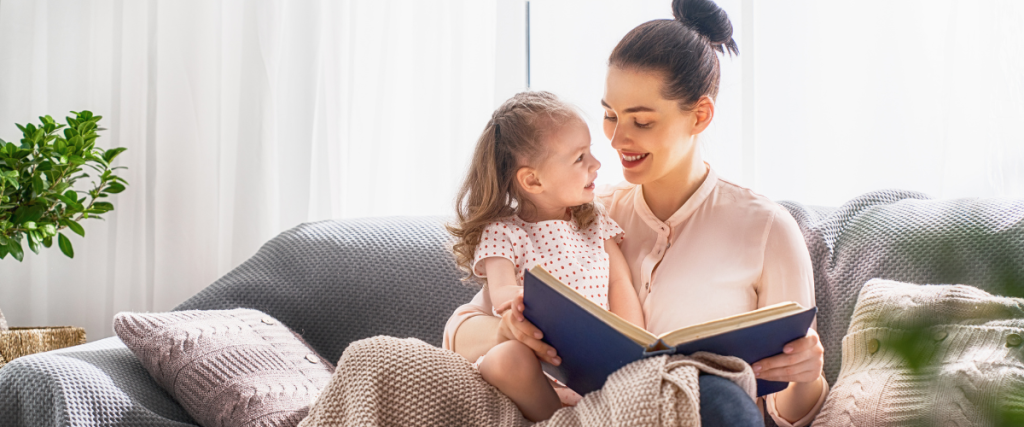 Parent And Child Reading Together